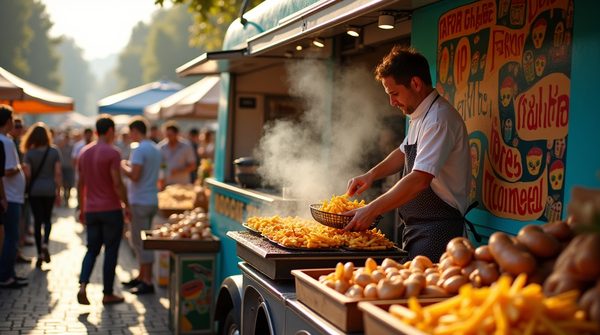 Food truck friterie : une explosion de saveurs sur roues
